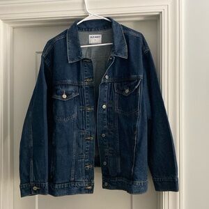 Old navy blue Jean jacket